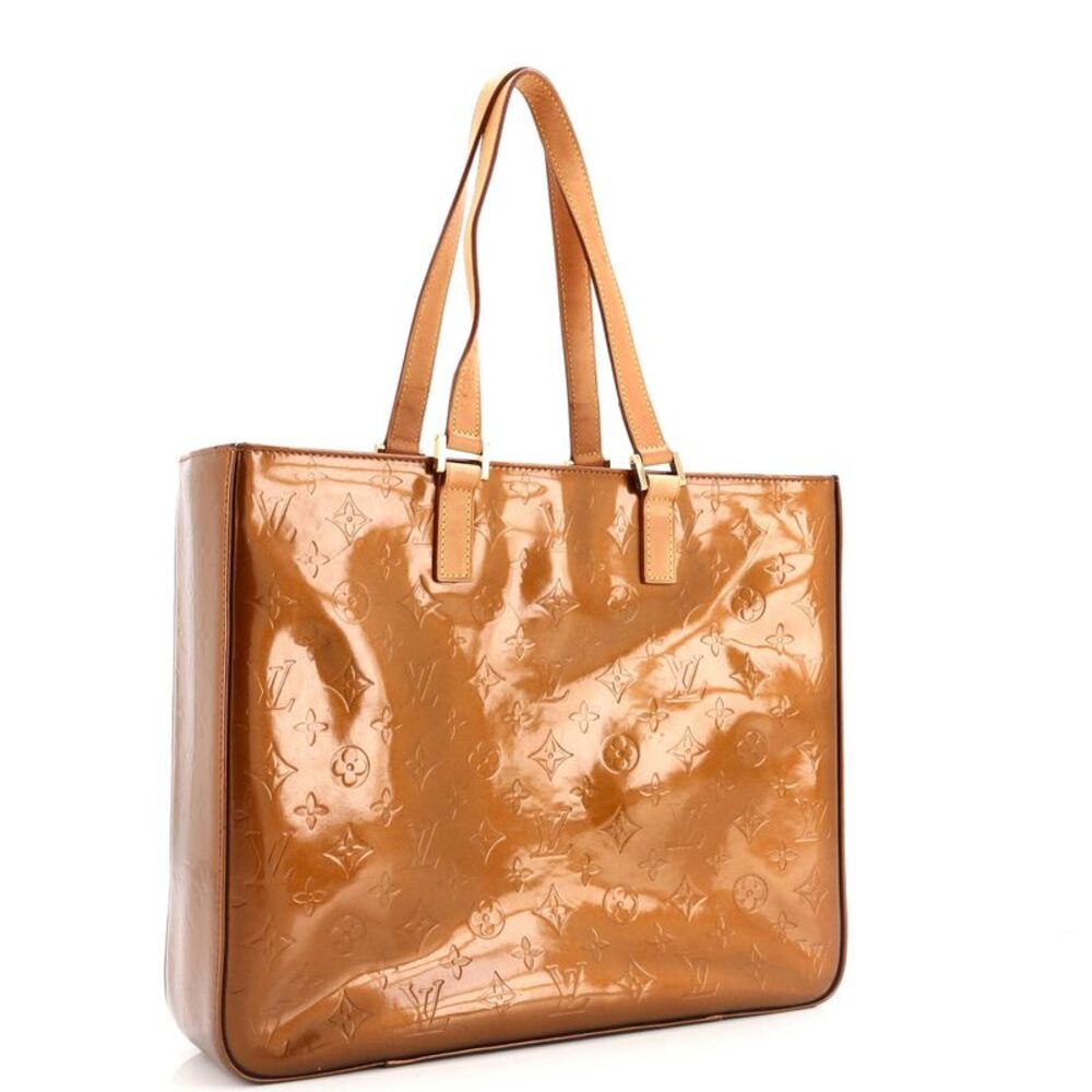 Louis Vuitton Columbus Handbag Monogram Vernis Brown - Picture 2 of 9